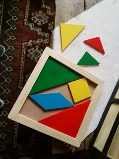 Wooden framed puzzles