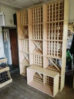 Wooden wine crates, Wine Racks, and other wooden projects