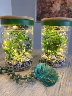 Decorative Fairy Light Jars