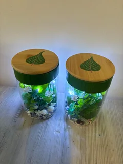 Decorative Fairy Light Jars