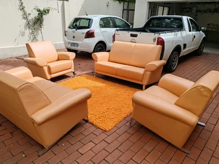 Genuine Italian leather imported couches