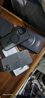 IPhone 12 Pro Max 256gb battery healthiness 70,back cover has cracks