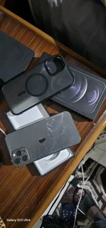 IPhone 12 Pro Max 256gb battery healthiness 70,back cover has cracks