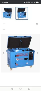 Mac Africa  6,5 Kva Enclosed Diesel Generator  230v Single Face