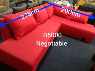 L-Shaped Couch for Sale negotiable