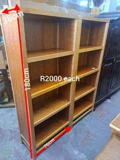 Bookshelves for Sale R2000 each!!!