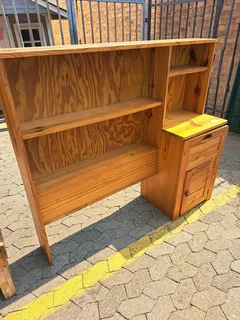 Single Headboard with Pullout Pedestal