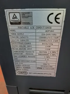 Defy Portable Air-conditioner for R3500