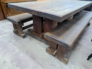 Farmhouse Table with Benches for Sale