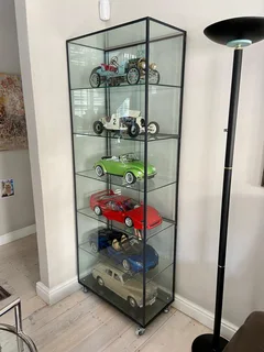 Custom made glass display cabinets