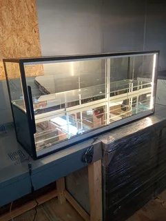 Custom made glass display cabinets