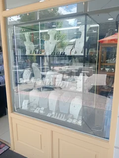 Custom made glass display cabinets