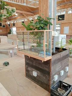 Custom made glass display cabinets