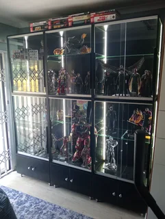 Custom made glass display cabinets