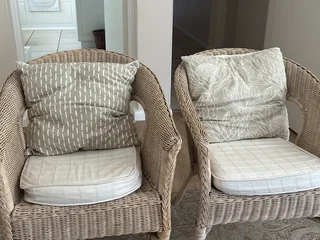 2 Whicker chairs