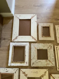 9 rustic wood photoframes