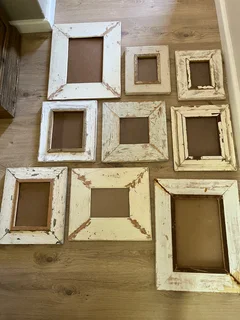 9 rustic wood photoframes