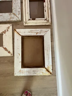 9 rustic wood photoframes
