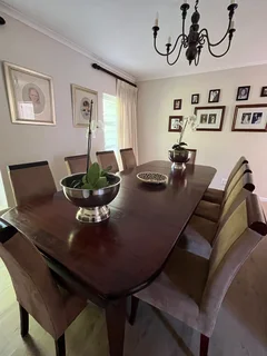 Solid wood dining table