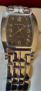 Krug-Baümen Tuxedo Silver Watch. Brand New