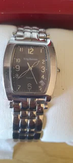 Krug-Baümen Tuxedo Silver Watch. Brand New