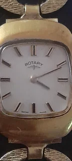 Vintage Rotary Swiss Gold Watch