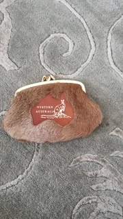 Small Kangaroo fur ladies purse