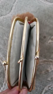 Small Kangaroo fur ladies purse