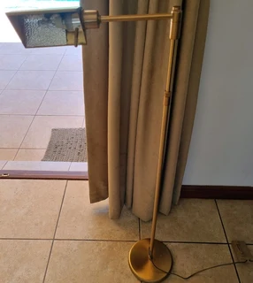 Holtkotter Leuchten 1970s polished brass pharmacy lamp