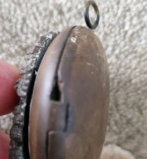 Vintage mourning locket pendant