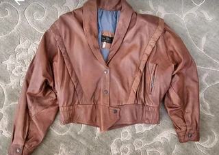 Medium vera pelle ladies suede and leather jacket