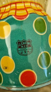 Clown j chein &amp; co tin litho moneybox