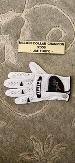Signed Jim Furyk Golf glove
