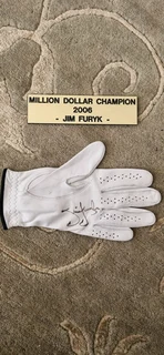 Signed Jim Furyk Golf glove