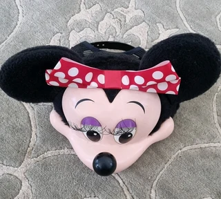 Tagged vintage Minnie Mouse Disney Trucker costume cap