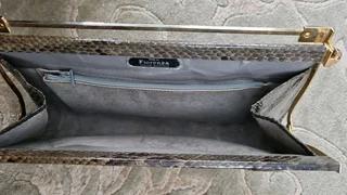 Fiorenza vintage snakeskin bag