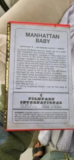 Rare Betamax Manhattan Baby VHS tape