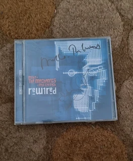 Signed promo copy mike and the mechanics rewired cd dvd