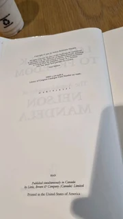 Nelson Mandela Long Walk to Freedom US 1st edition book