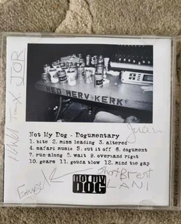 Signed Not my dog dogumentary cd for sale