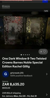 Hardcover Book One and Two Dark Window and Twisted Crown Rachel Gillig