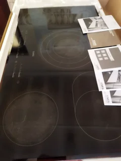 Touch glass hob