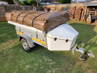 German Aluminium Trailer with camping conversion