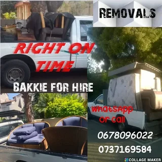 Bakkie For Hire Available