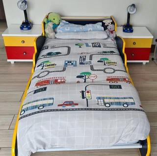 F1 Car Bed and Desk and Pedestals R2999