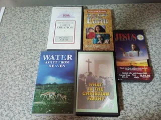 I Have 1980,s Vhs Casette Christian Movies. R15 Each. 5  Available