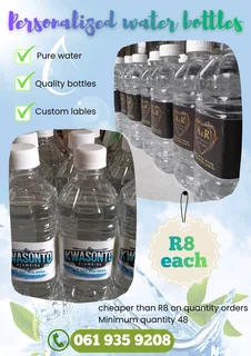 Water bottles