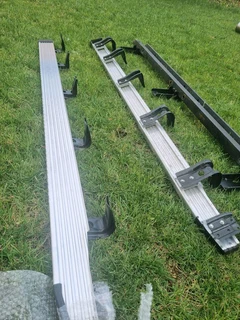 Toyota Landcruiser bakkie rock slidders or side stepping