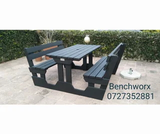 Wooden pub bench By Benchworx
