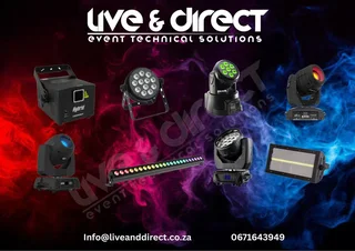 Sound and lighting for hire